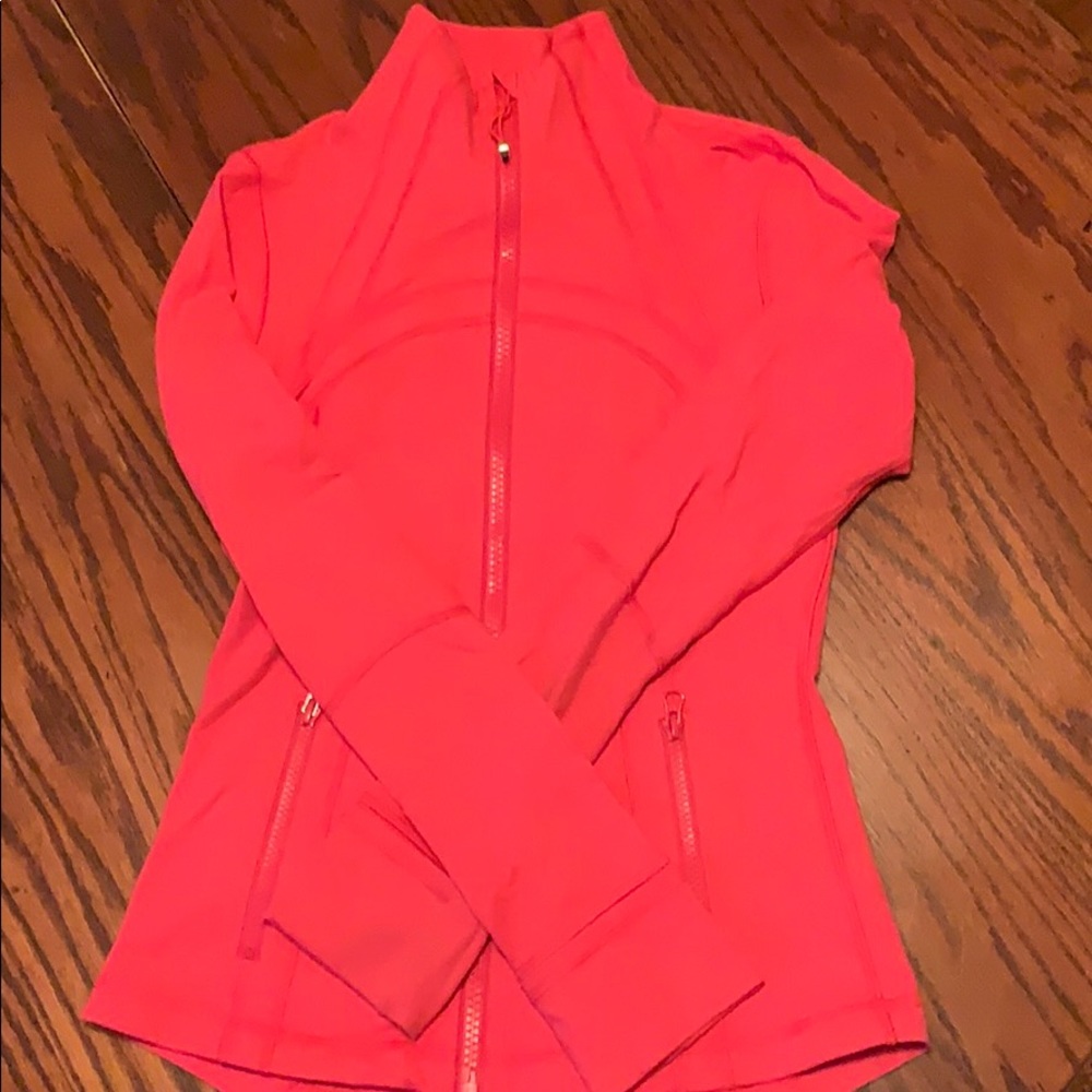 Hot pink athletic full zip